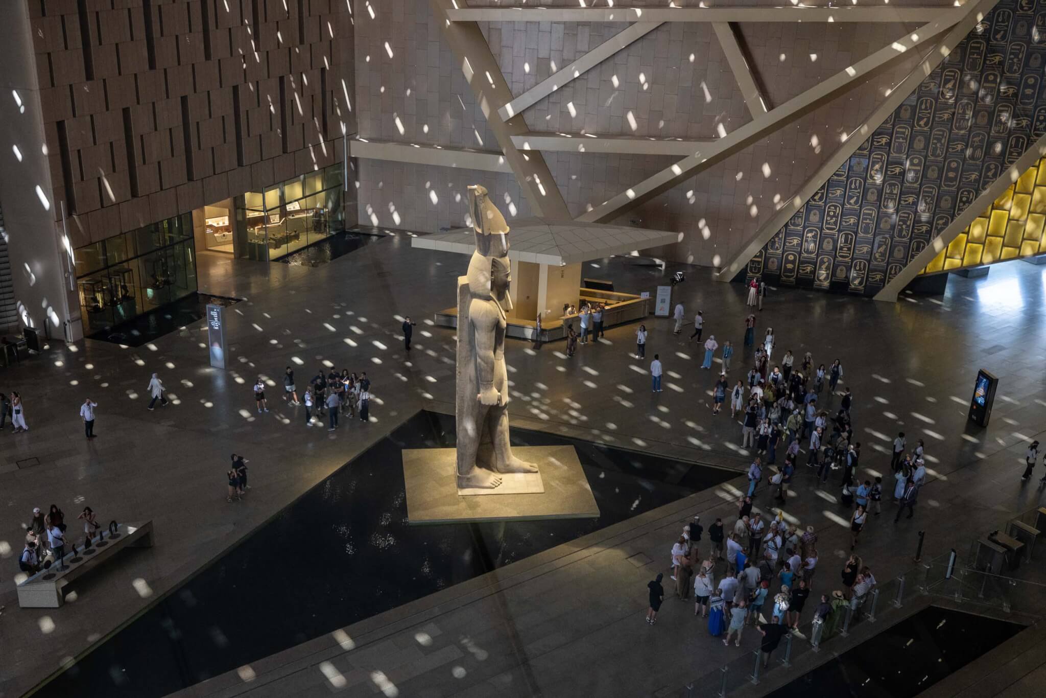 interior of Grand Egyptian Museum