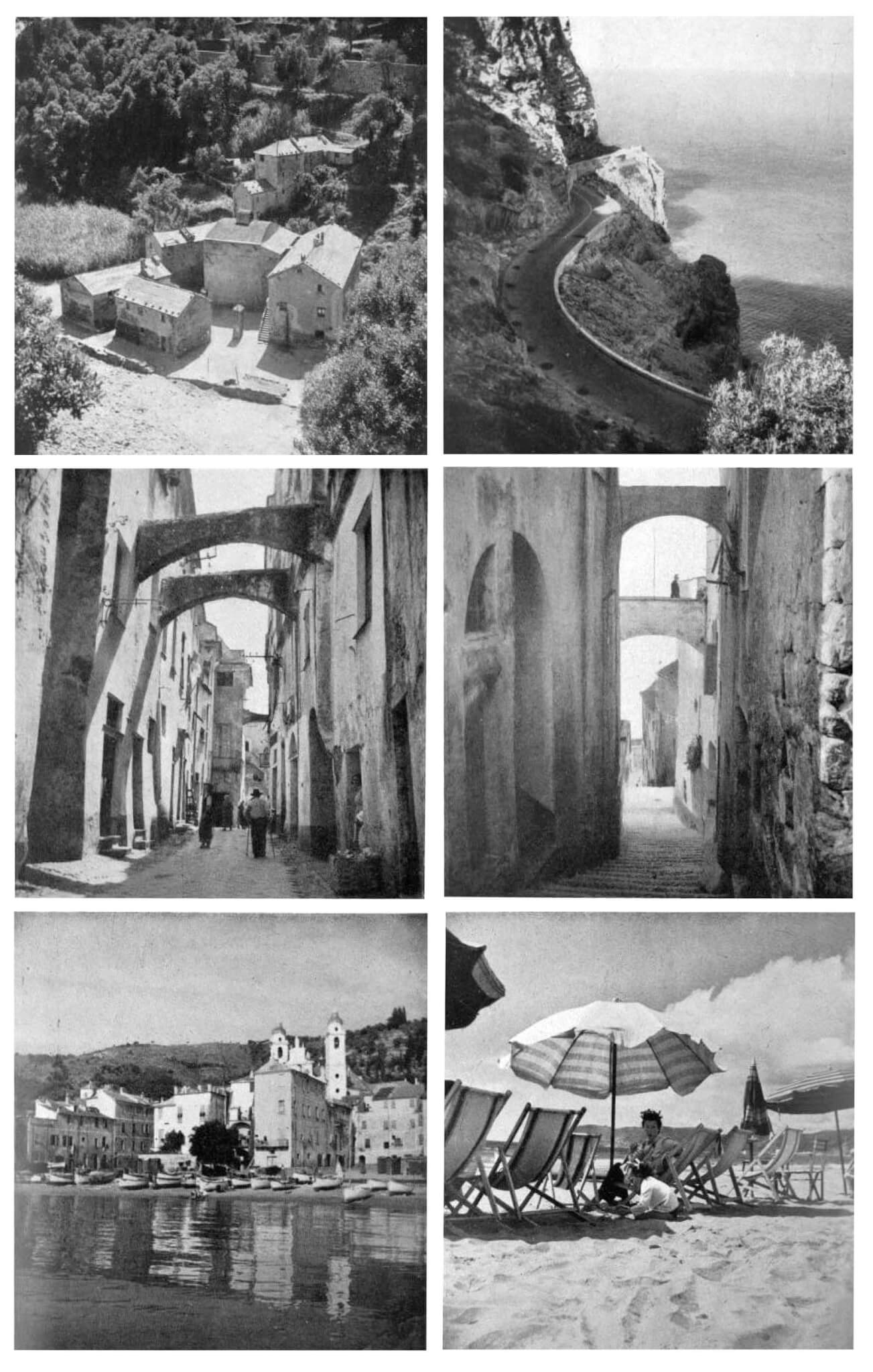 photographs of diverse Italian landscapes 