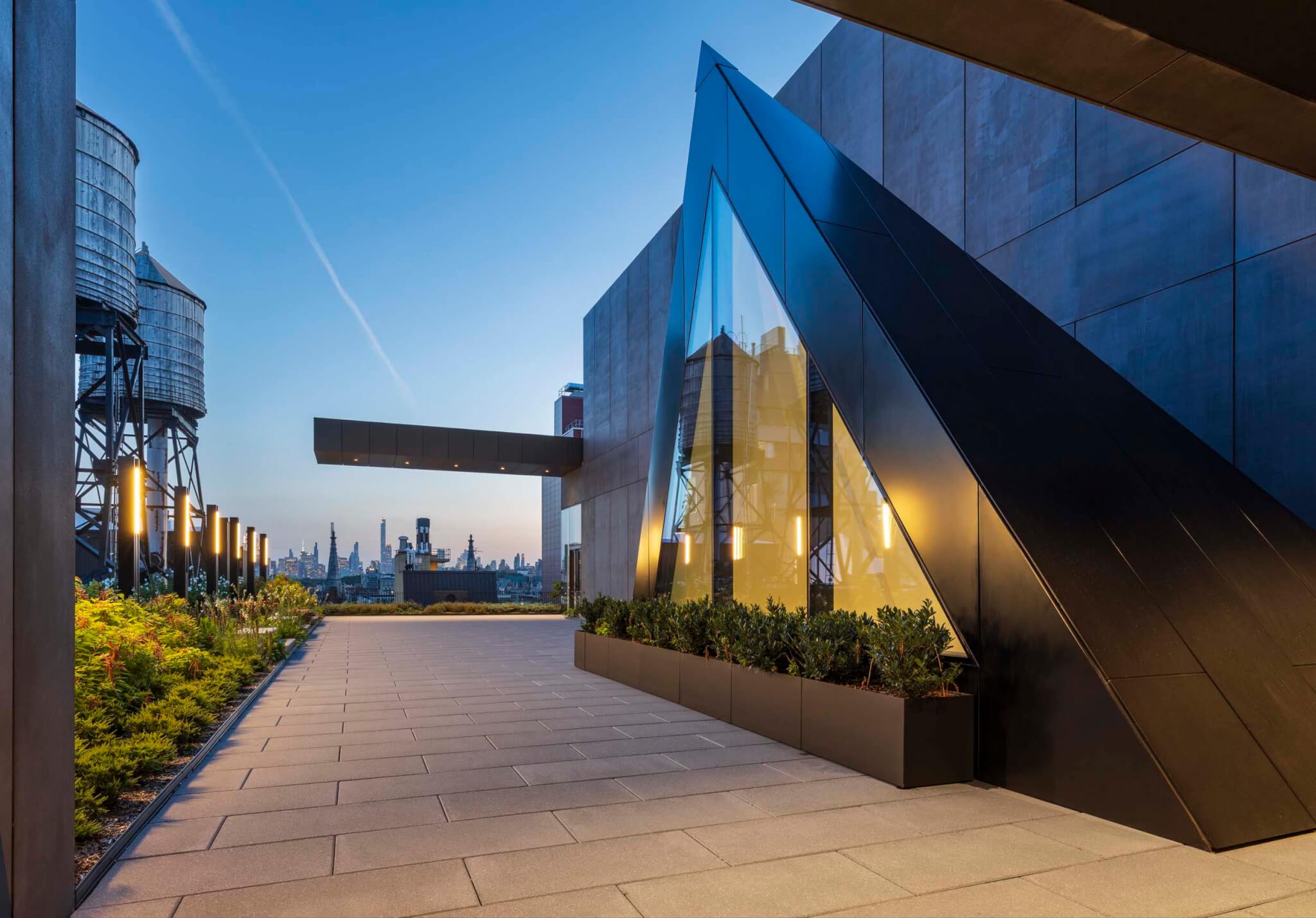 roof terrace at studio museum