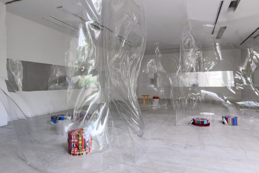 Bar in Aoyama with acryclic walls