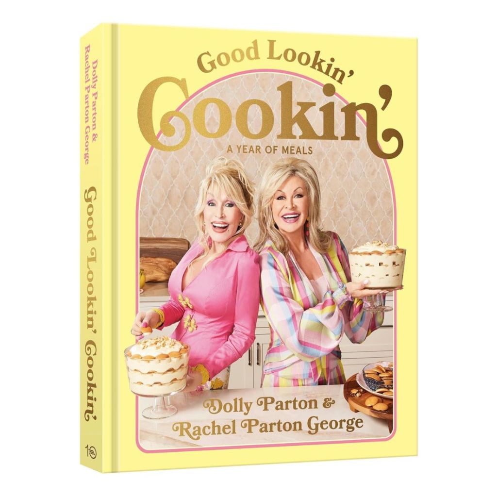 yellow book cover dolly parton cookbook