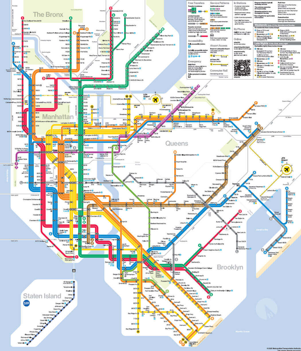 new mta map