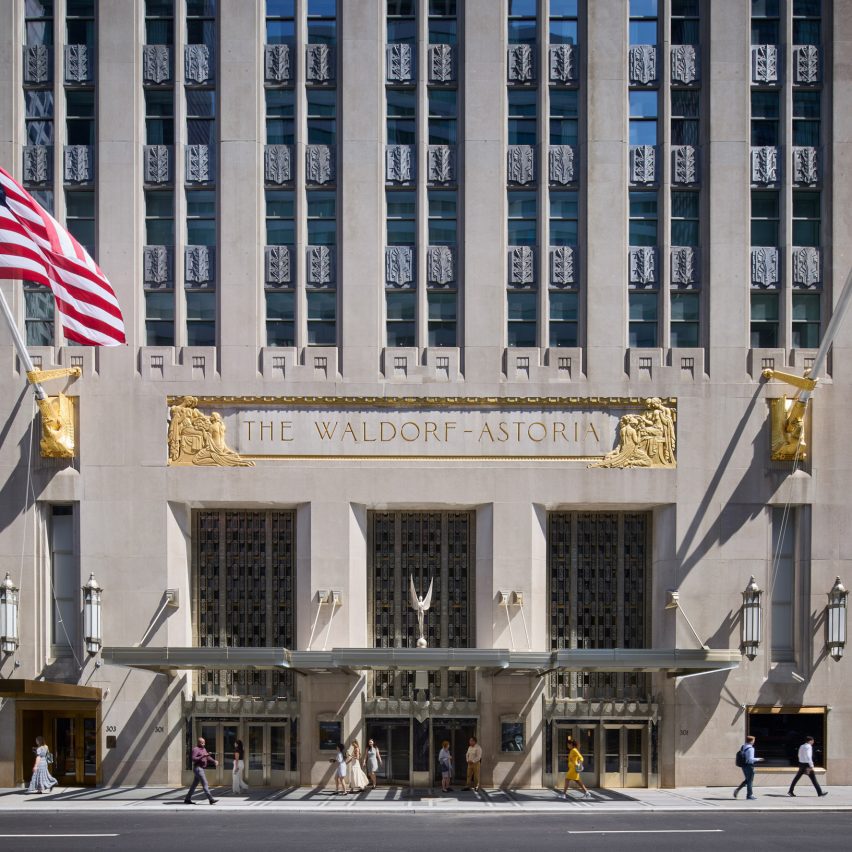 Waldorf Astoria restored by SOM