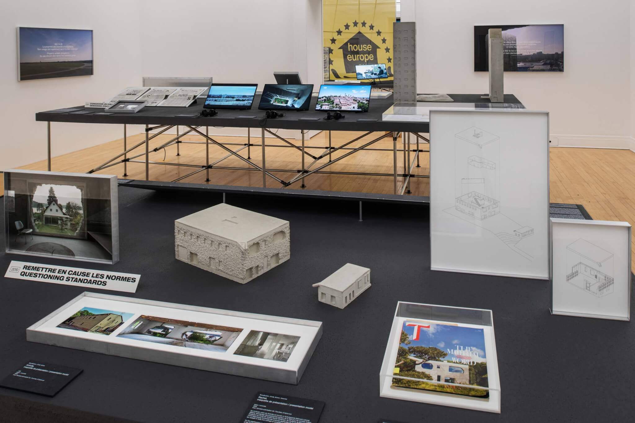 exhibition view to build law