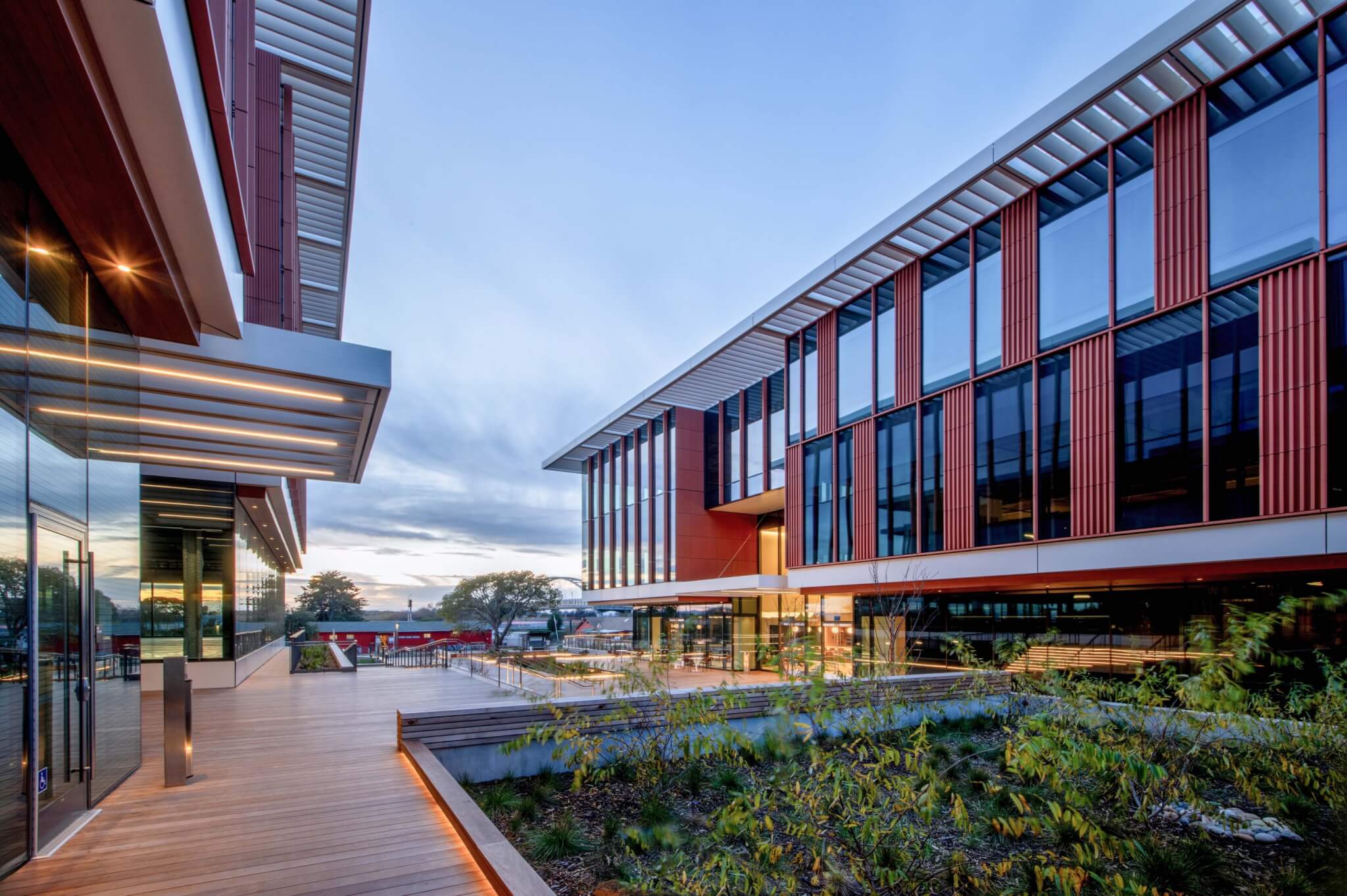 Campus architecture, shaded, Gensler