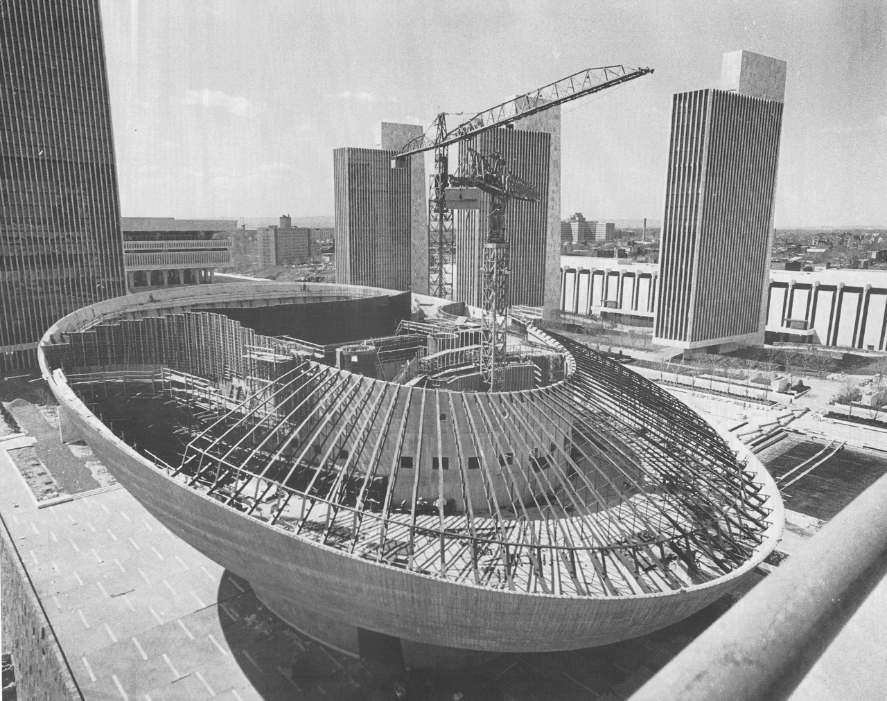 construction on the egg
