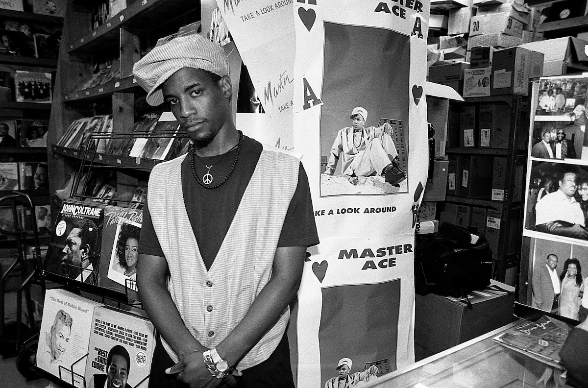 Masta Ace at Fletcher's One Stop in Chicago, Illinois, in 1990. (Credit: Raymond Boyd/Getty Images)