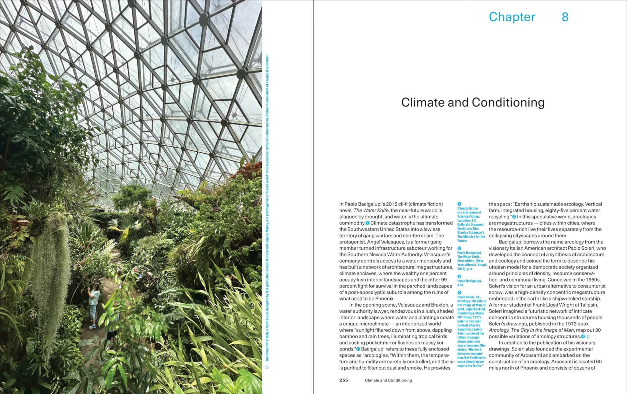 book spread from Design for Construction