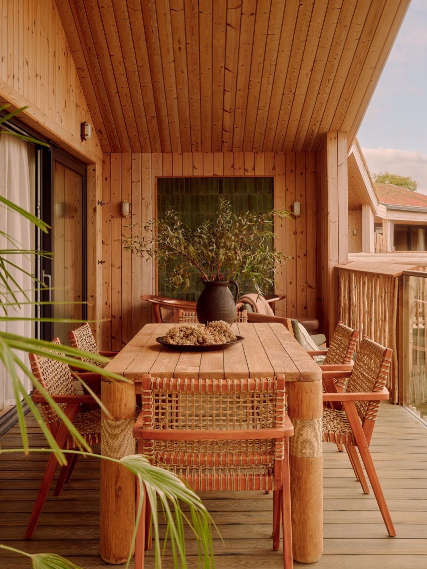 The Reserve lodge at Chester Zoo, designed by Jolie