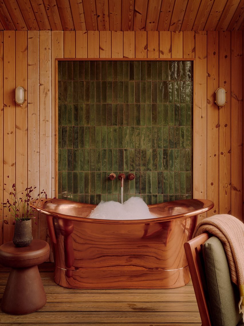 The Reserve lodge at Chester Zoo, designed by Jolie