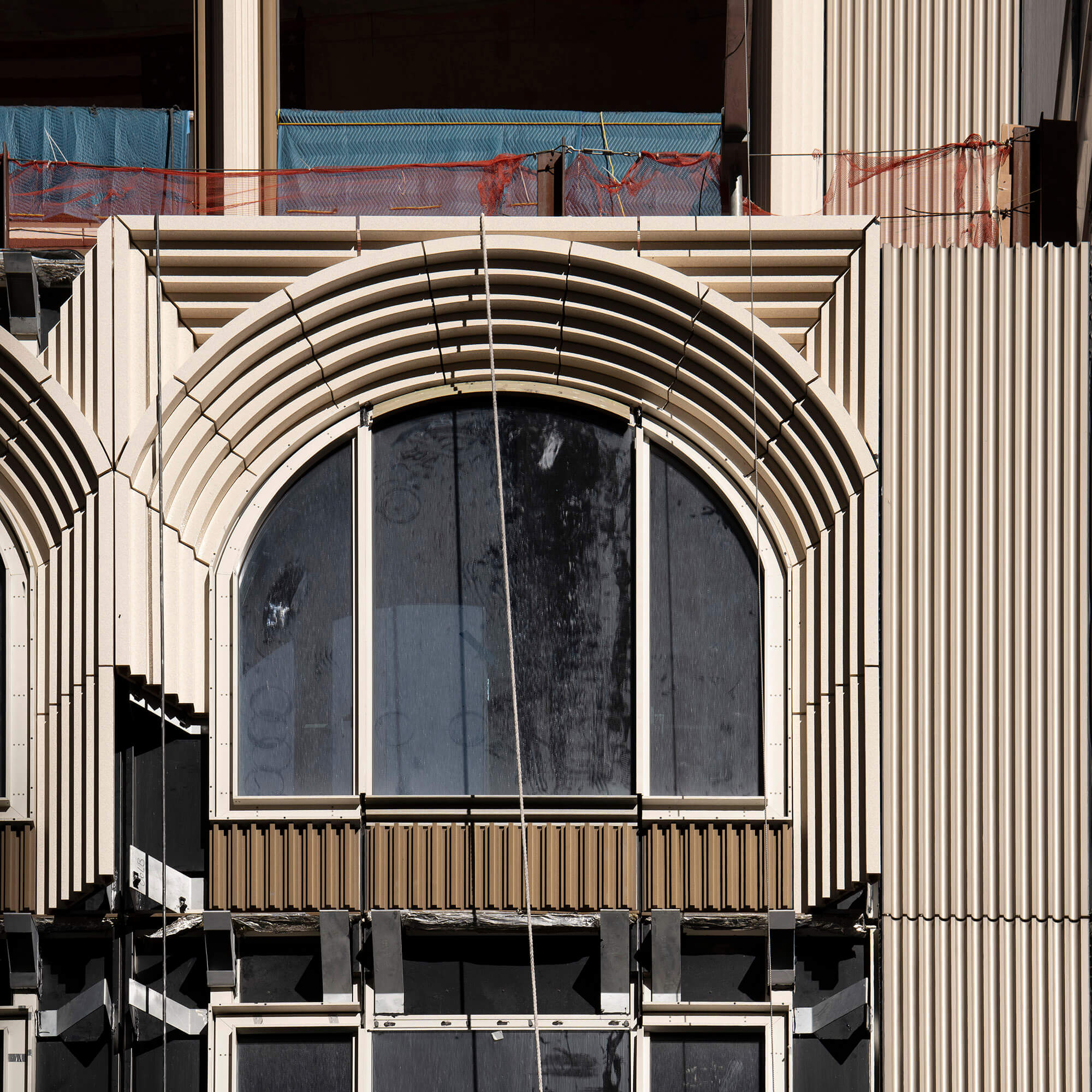 Arches, Terracotta, Modular facade assembly