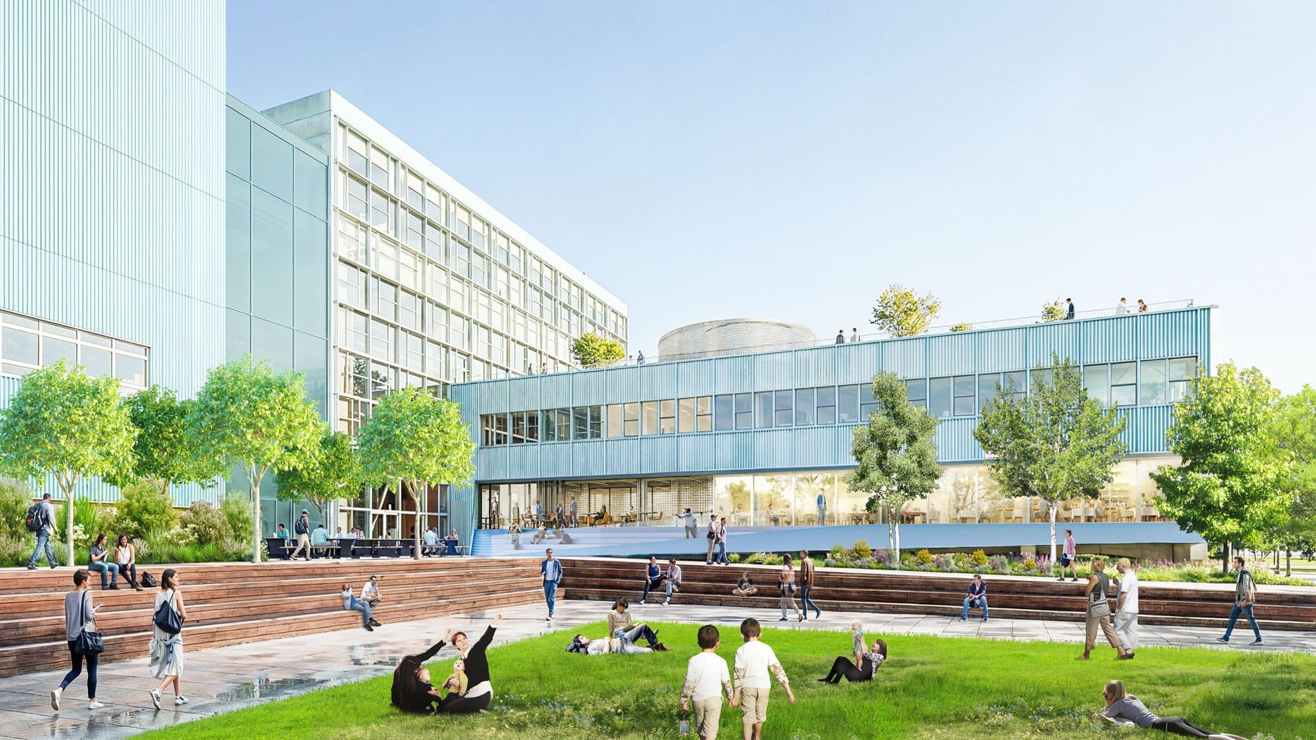 Administrative Building rendering