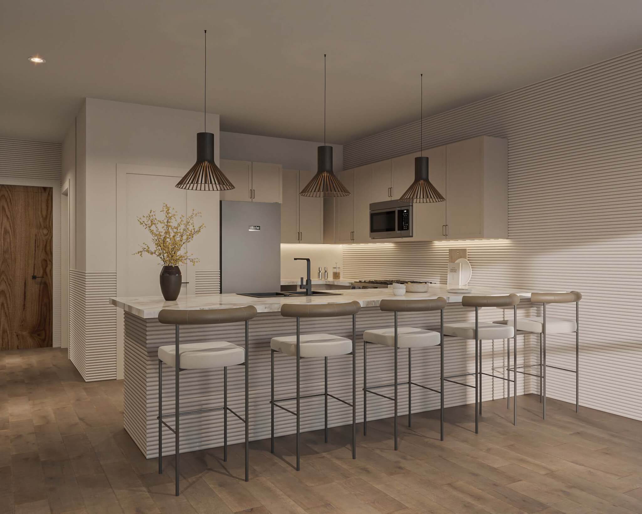 rendering of kitchen