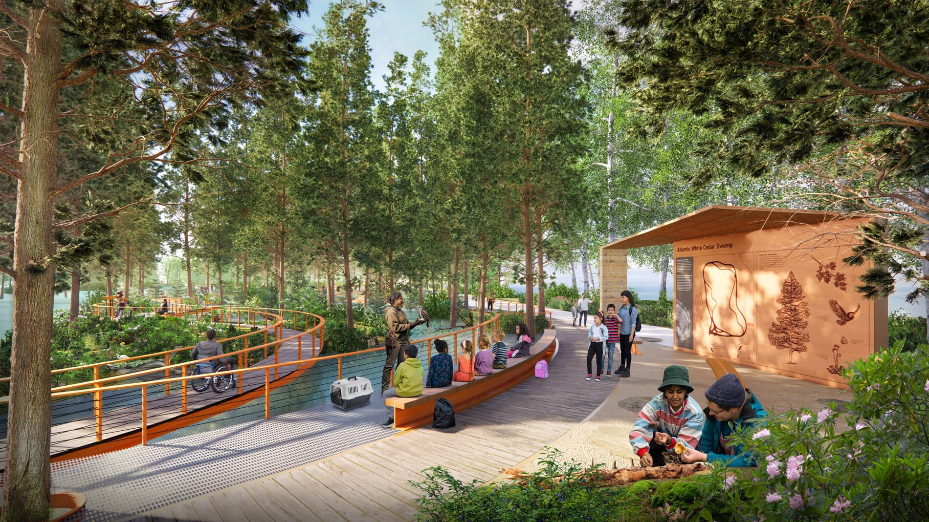 outdoor learning space manresa island manresa wilds