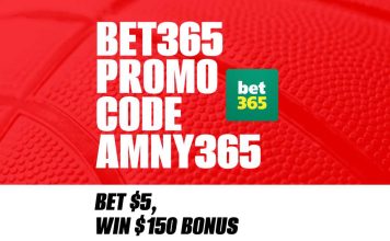 Bet365 Bonus Code AMNY365: Bet $5, Get $150 Bonus for Lakers-Warriors, NBA Games