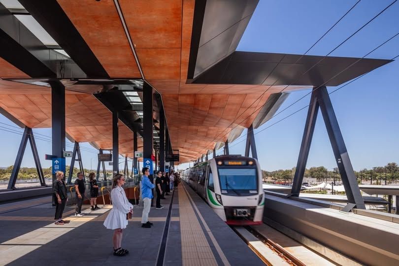 Ellenbrook Railway Station I Perth, Australia I Woods Bagot I [inspires] FCR535