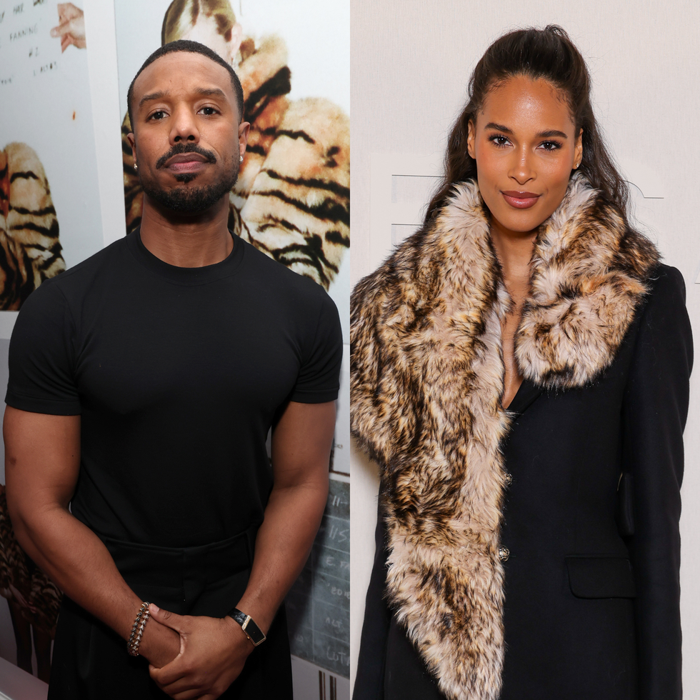 Two individuals posing, one in a black top and the other in a stylish coat with fur trim.