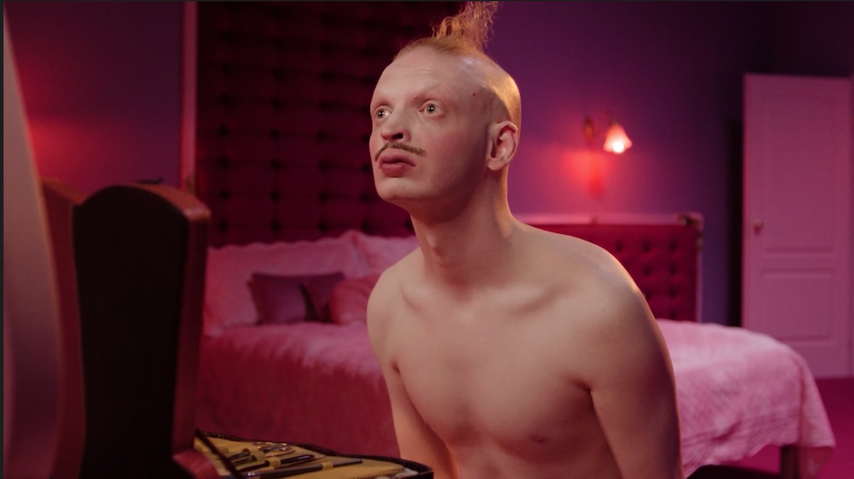 Scene from the colorful dramatic short film Charlie Is Not a Boy, an LGBTQ story of a hushed soul seeks solace in the whimsical world of his eccentric grandmother. (Credit: © 2026 Charlie Is Not a Boy)