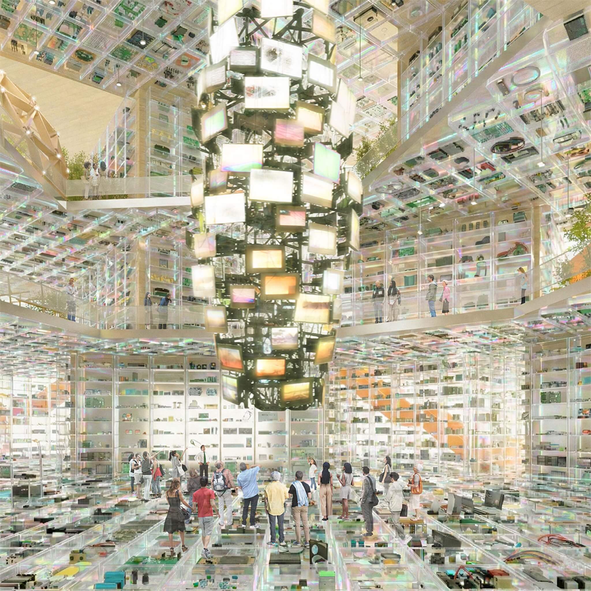 ECOSISTEMA shift interior rendering