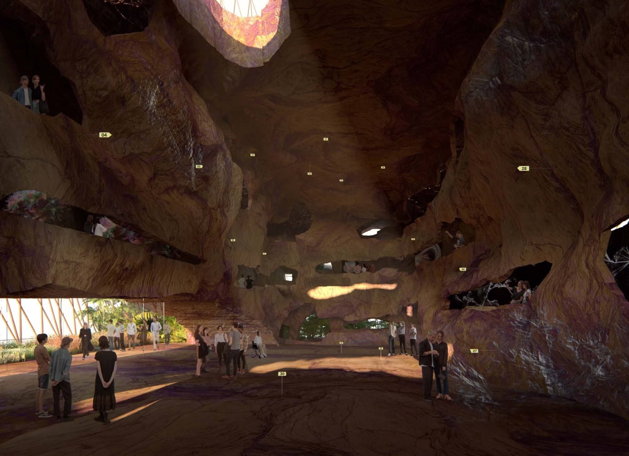 Office for Political Innovation Shift proposal interior rendering