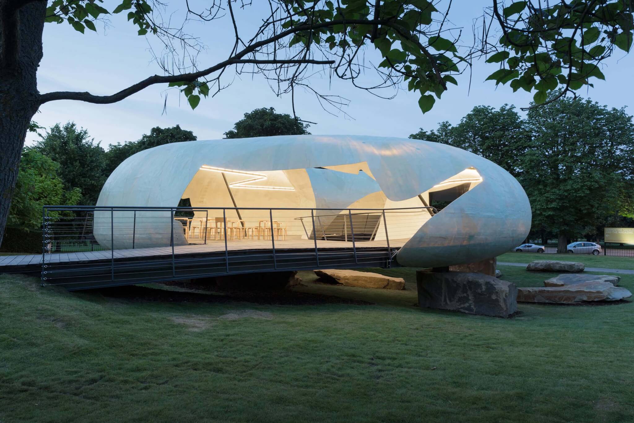 Radić designed the Serpentine Pavilion in 2014