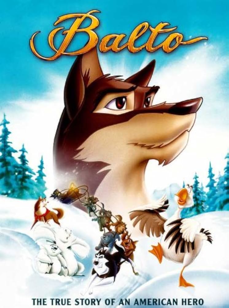 cover art for the animated film balto