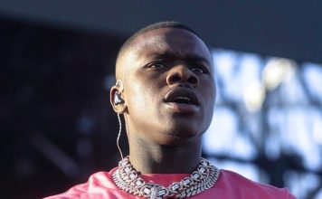 DaBaby Checks Fan For Painting Of His Daughters