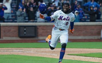 Ronny Mauricio walks Mets off to 4-3 win in 1st AB of 2026 season